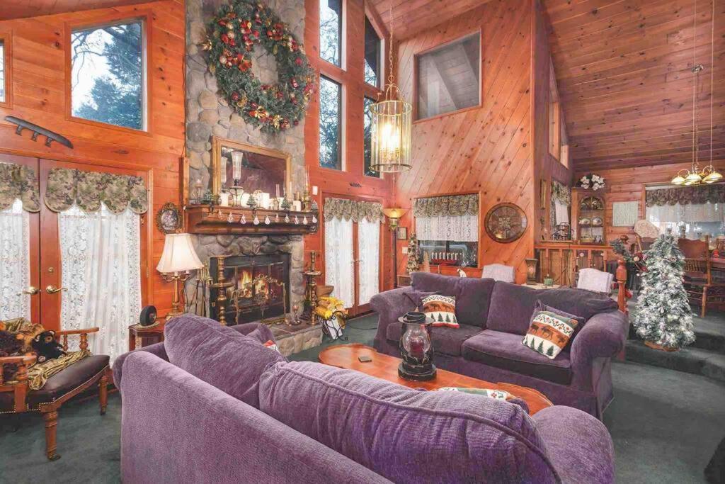 Lakeview 3-Story Winter Home Crestline Exteriör bild